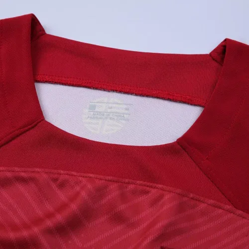 Vista 2 de URAISEUS Camiseta de fútbol para niños, ropa deportiva para niños, uniformes de fútbol juvenil con calcetines y collares #7