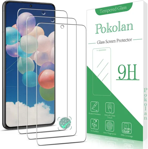 Vista 7 de Pokolan Protector de pantalla para Samsung Galaxy S23 5G Película de vidrio Transparente