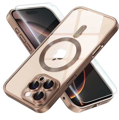 Vista 55 de Misea Funda magnética para iPhone 14 compatible con MagSafe [nunca amarillenta] [protección contra caídas de grado militar] protector completo