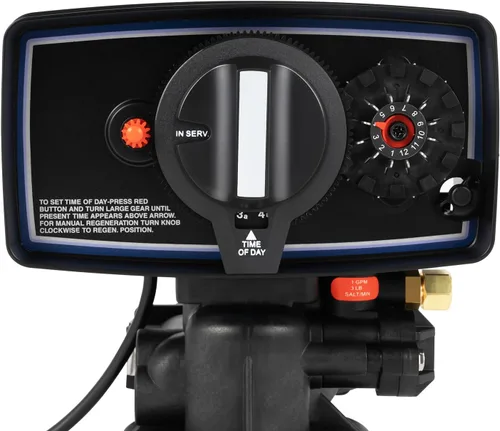 Vista 5 de Válvula de control de reloj de tiempo, purificador de agua válvula de control automático de tiempo Válvula de ablandamiento de agua, válvula