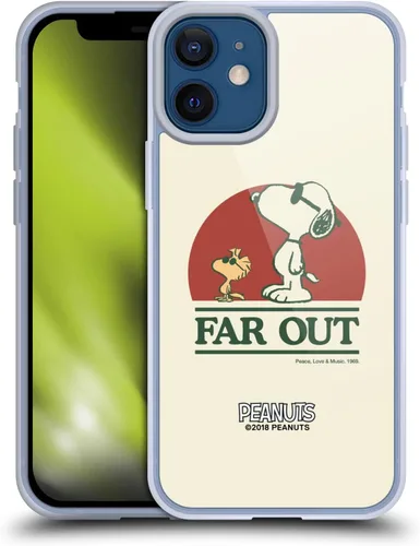 Vista 96 de Head Case Designs Funda de gel suave con licencia oficial de Peanuts Freak Flag Fly Woodstock 50th compatible con Apple iPhone 7 Plus/iPhone 8 Plus