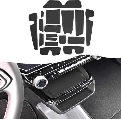 Vista 27 de SXCY Alfombrillas con ranura para puerta Toyota RAV4 2025 para Toyota RAV4 2019-2024 2025, accesorios para portavasos y portavasos 2024 2025 RAV4