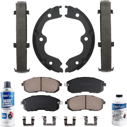 Vista 85 de Detroit Axle - Kit de freno delantero para Dodge Ram 1500 Durango Dakota Chrysler Aspen Dakota Driver Side Disco Freno Pinza de freno de cerámica