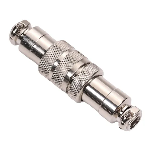 Vista 9 de Heyiarbeit Plata Negro GX12-2 15A 2P Aviación Conector Hembra/Macho Panel de Alambre de Alimentación Chasis Accesorios Conector de Metal Aviación 1