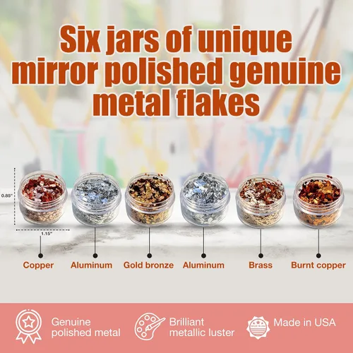 Vista 2 de Copos de metal genuino, cobre, plata, oro