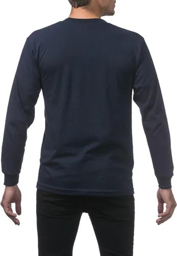 Vista 2 de Pro Club Camiseta de manga larga de algodón cómodo para hombre