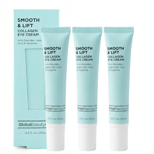 Vista 7 de Global Beauty Care Smooth & Lift Crema de ojos de colágeno – Tratamiento refinante debajo de los ojos para apoyar la elasticidad de la piel