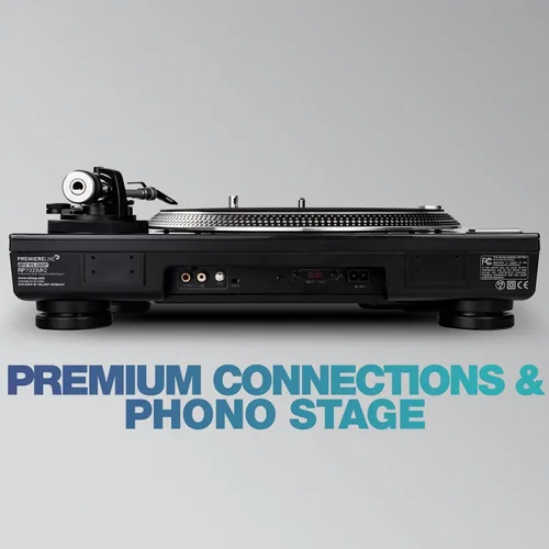 Vista 3 de Reloop RP-7000 MK2 Sistema de tocadiscos profesional de torque superior, Negro