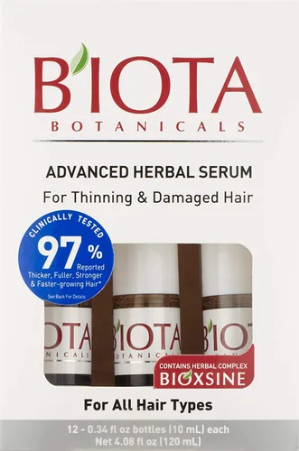 Vista 2 de BIOTA BOTANICALS - Suero sin enjuague para el cuidado de hierbas avanzado, 12 unidades, 0.34 onzas.