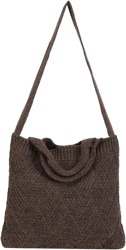 Vista 5 de ENBEI Bolsos de mano estéticos Bolsos de hombro Bolsos de mano de ganchillo Bolsos grandes Bolso de compras de hombro bolso grande bolso lindo