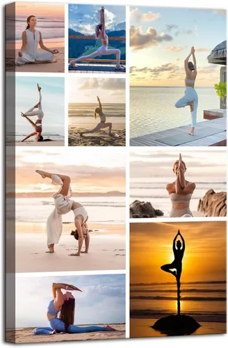 Vista 9 de ZHIYYHAO Impresiones en Lienzo Personalizadas con Tus Fotos Collage Enmarcado Cuadros Múltiples Personalizados en Lienzo Arte de Pared para Sala