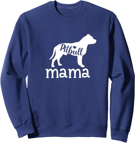 Vista 6 de Pitbull - Sudadera de Navidad para mamá, regalo para mamá, perro Pitbull, cachorro, amante de las mascotas, Negro
