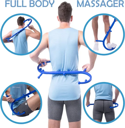 Vista 8 de Herramienta para automasaje Body Back Company, terapia de punto de activación, Azul