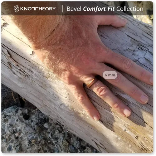 Vista 51 de Knot Theory - Anillo de boda de silicón para hombres y mujeres Anillos de goma finos de calidad superior con gran estilo, comodidad; son ideales