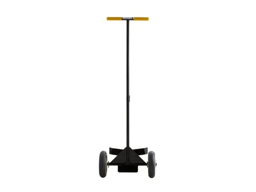 Vista 2 de Carro de mano, 400 libras, barril y camión de cubo, con mango ergonómico, acero inoxidable, gancho para barril, ruedas engrasadas