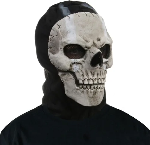 Vista 5 de UGLYAF Máscara de esqueleto, máscara de fantasma de Halloween Calavera-3