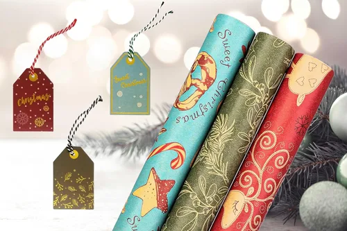 Vista 9 de Sets de papeles para envolver Navideños, 1