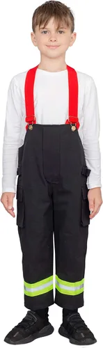 Vista 6 de Conjunto de chaqueta y pantalones de bombero para niños