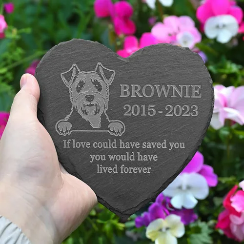 Vista 2 de Memorial personalizado Airedale Terrier, piedra conmemorativa del perro Airedale Terrier, pérdida de Airedale Terrier, recuerdo de Airedale Terrier