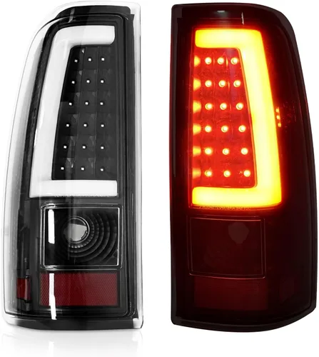 Vista 8 de Silverado - Luces traseras compatibles con Chevy Silverado 1500/1500HD 2500/2500HD 3500 2003-2006 para el lado del conductor y del pasajero
