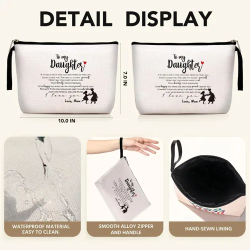 Vista 2 de Regalos divertidos para mamá, esposa, tía, tía, regalos divertidos para mamá, bolsa de maquillaje para amantes de los deportes, mamá, mamá, madre