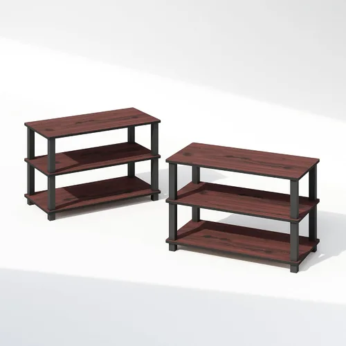 Vista 22 de Furinno Turn-N-Tube - Zapatero estrecho de 3 niveles, zapatero con organizador curvado independiente, 11.7 x 23.6 x 21.9 pulgadas, para entrada