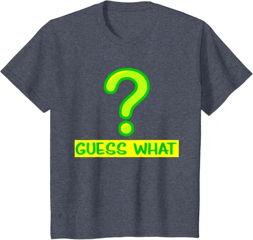 Vista 81 de Question Mark playera Guess What playera, hombre XL, Púrpura