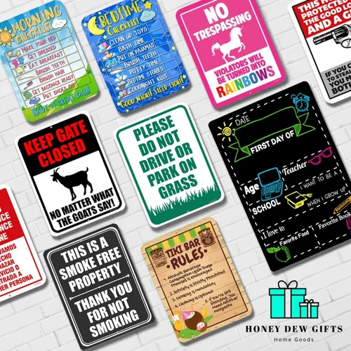 Vista 5 de Honey Dew Gifts Tabla diaria de recompensas de rutina para niños y autismo, calendario de aprendizaje de estaño para niños, herramienta de enseñanza