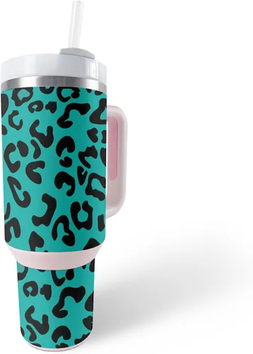 Vista 7 de MightySkins Skin - Vaso de vinilo compatible con Stanley The Quencher H2.0 FlowState de 40 onzas, Swirly, protectora, duradera y única, fácil