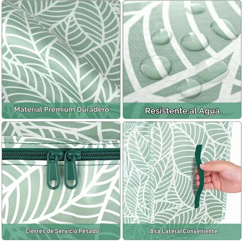Vista 7 de BALEINE Paquete de 2 bolsas de mudanza de gran tamaño con asas reforzadas, bolsa de almacenamiento resistente para ropa, suministros de mudanza