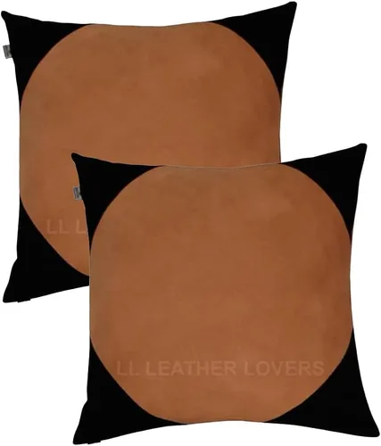 Vista 6 de D DOLLY LAMB Funda de almohada de piel de cordero – Funda de cojín para sofá, fundas decorativas para sala de estar y dormitorio, 14 x 14 pulgadas