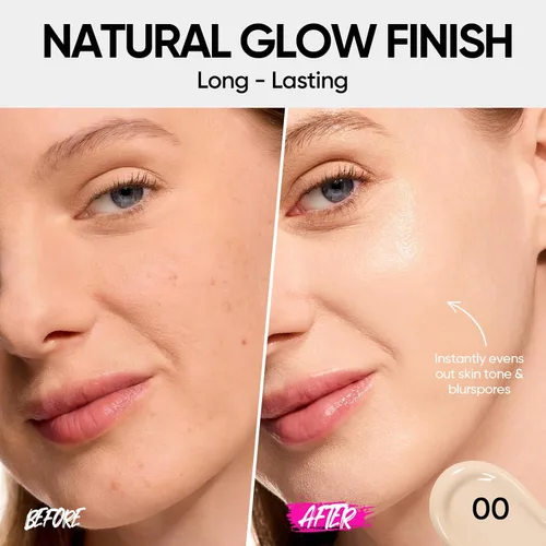 Vista 2 de SKINTIFIC - Base de cojín rosa natural brillante 00 porcelana