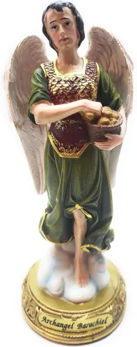 Vista 3 de Juego de estatuas de arcángel – Juego de 7, 8 pulgadas – El juego incluye las 7, San Miguel, San Rafael, San Gabriel, San Uriel, San Jofiel, San