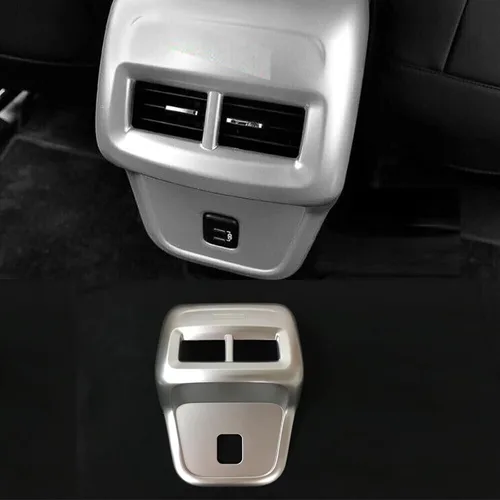 Vista 4 de ERIDANUS Ajuste para Chevrolet Equinox 2018-2023 Marco de ventilación de salida de aire trasero, cubierta de panel anti-patadas