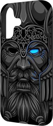 Vista 2 de Allfather Odin - Raven God - Norse Viking God in Asgard Case for iPhone 17
