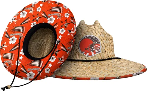 Vista 52 de FOCO - Sombrero de paja con logotipo de equipo universitario de NCAA y estampado floral para hombre