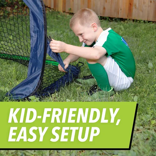 Vista 3 de Sport Squad Portable Soccer Goal Net Set