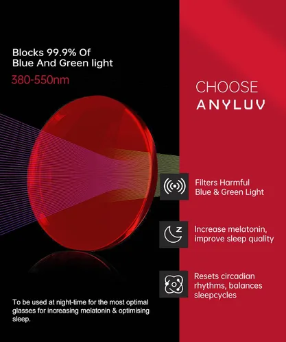 Vista 4 de ANYLUV Blue Light Blocking Glasses for Men Anti Blue Light Glasses for Men Women, Eye Strain Relief for Computer Gaming
