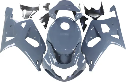 Vista 34 de Kit de carenado de llama azul negro de plástico ABS para Suzuki GSXR600 GSXR750 K1 2000-2003 Carenados GSX-R600 GSX-R750 2001 2002 2003 Inyección