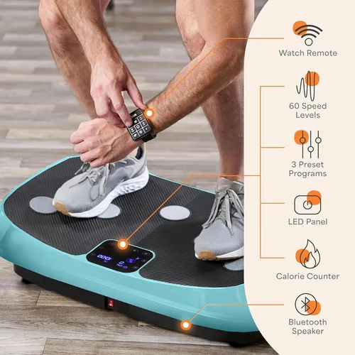 Vista 10 de [Usado] Lifepro Rumblex - Máquina de ejercicio con placa de vibración curvada 4D