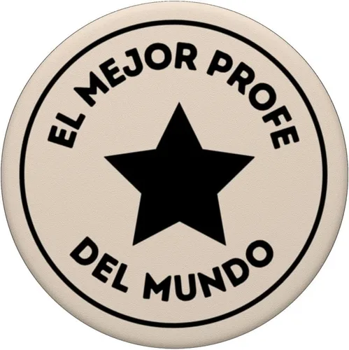 Vista 3 de El Mejor Profe Del Mundo - Regalo para profesor de español para Maestro PopSockets estándar PopGrip