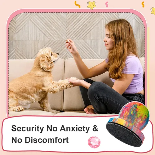 Vista 2 de Abeillo Lima de uñas para perro con 6 discos de archivo reemplazables, tablero para rascar para un cuidado seguro y fácil de las uñas, la tabla
