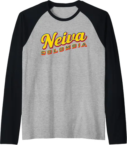 Vista 14 de Camiseta de béisbol raglán Neiva Colombia