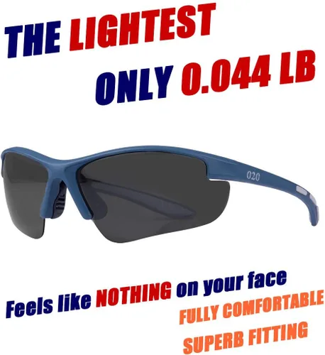 Vista 4 de O2O Gafas de sol deportivas polarizadas para hombres, mujeres, adolescentes, jóvenes, ciclismo, conducción, golf, béisbol, ciclismo, 020, lentes