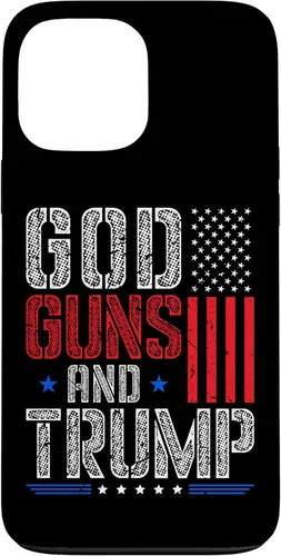Vista 24 de God Guns and Trump Vote Donald Trump Republican Case for iPhone 17