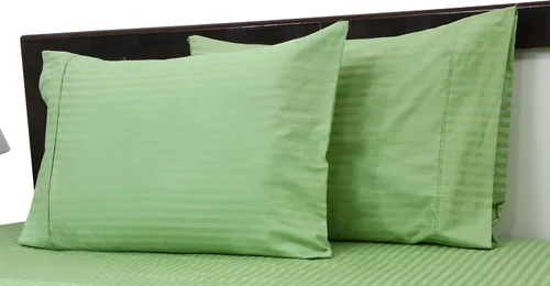 Vista 29 de ARlinen Funda de almohada tamaño Queen estándar, fundas de almohada de algodón sólido burdeos de 20 x 30 pulgadas