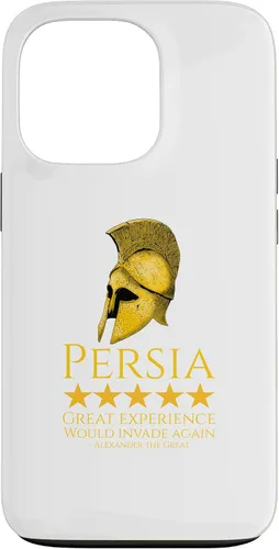 Vista 10 de iPhone 16 Alexander The Great - Persia - Ancient Greek History Meme Case