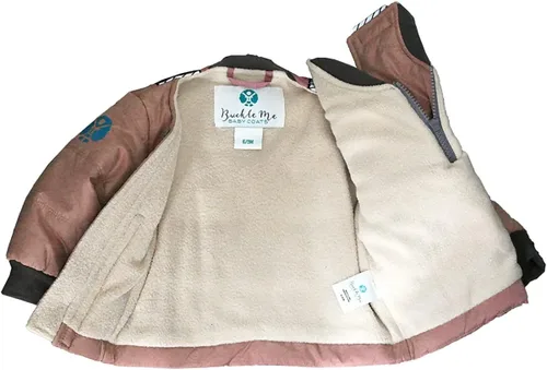 Vista 7 de Buckle Me Baby Coats - Chaqueta de invierno para asiento de automóvil más seguraabrigo de invierno para niños o niñas, como se ve en Shark Tank