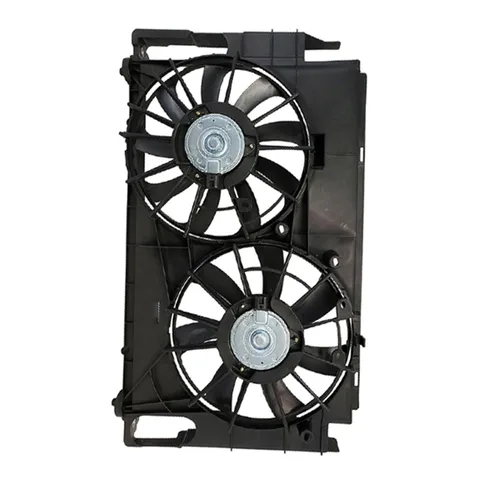 Vista 4 de munirater Reemplazo del ventilador de enfriamiento del condensador del radiador dual para RAV4 2013-2017
