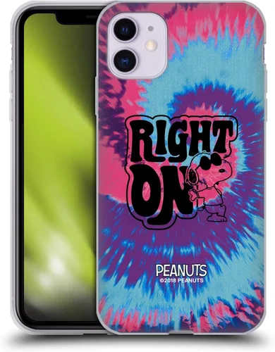Vista 72 de Head Case Designs Funda de gel suave con licencia oficial de Peanuts Freak Flag Fly Woodstock 50th compatible con Apple iPhone 7 Plus/iPhone 8 Plus